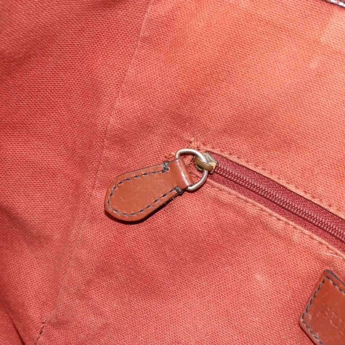 BURBERRY Nova Check Tote Bag PVC Beige Gold Auth 161529