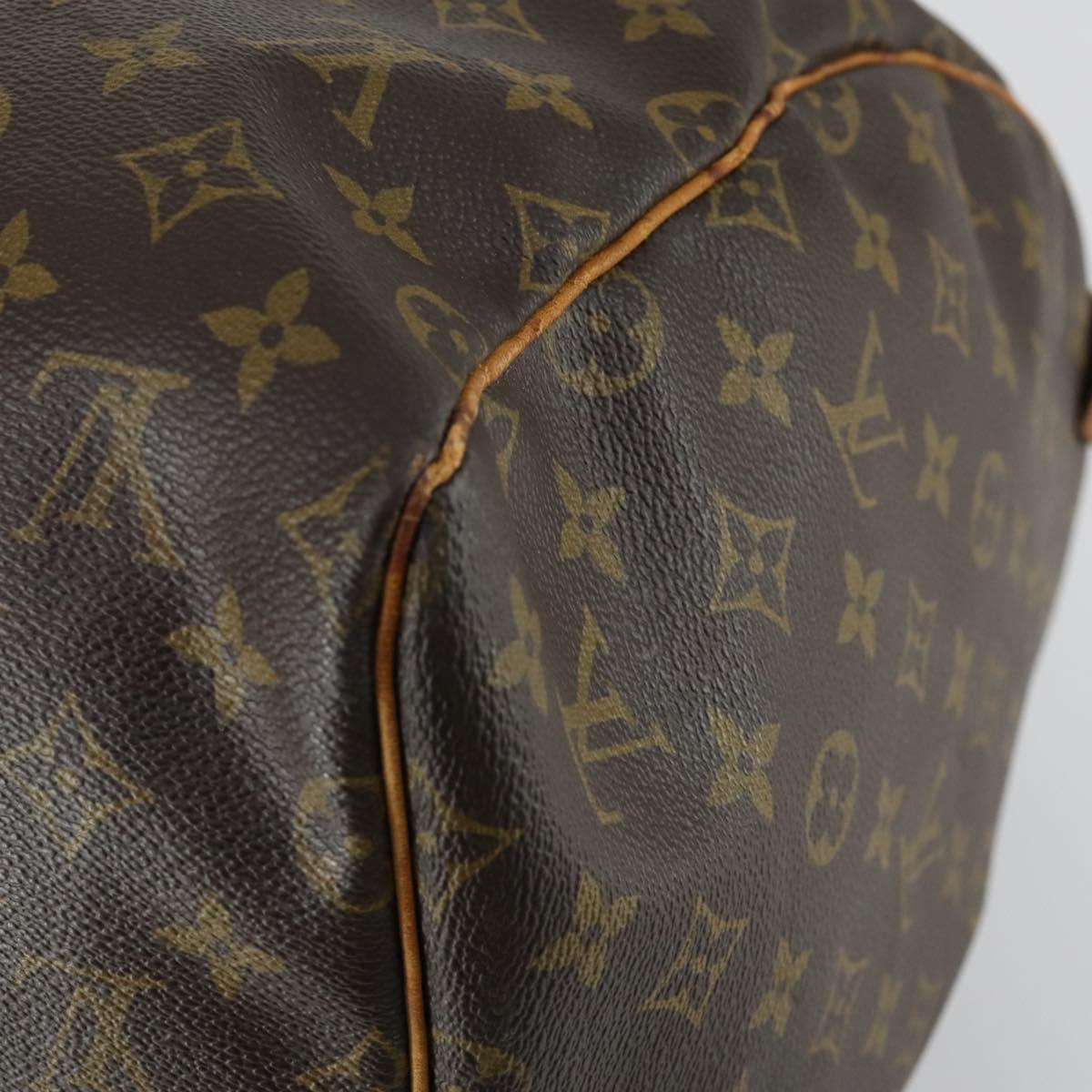 LOUIS VUITTON Monogram Keepall 55 Boston Bag M41424 LV Auth 161537
