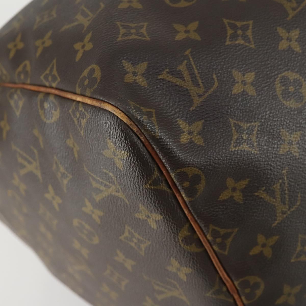 LOUIS VUITTON Monogram Keepall 55 Boston Bag M41424 LV Auth 161540