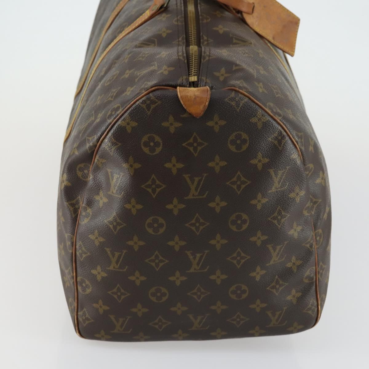 LOUIS VUITTON Monogram Keepall 55 Boston Bag M41424 LV Auth 161540