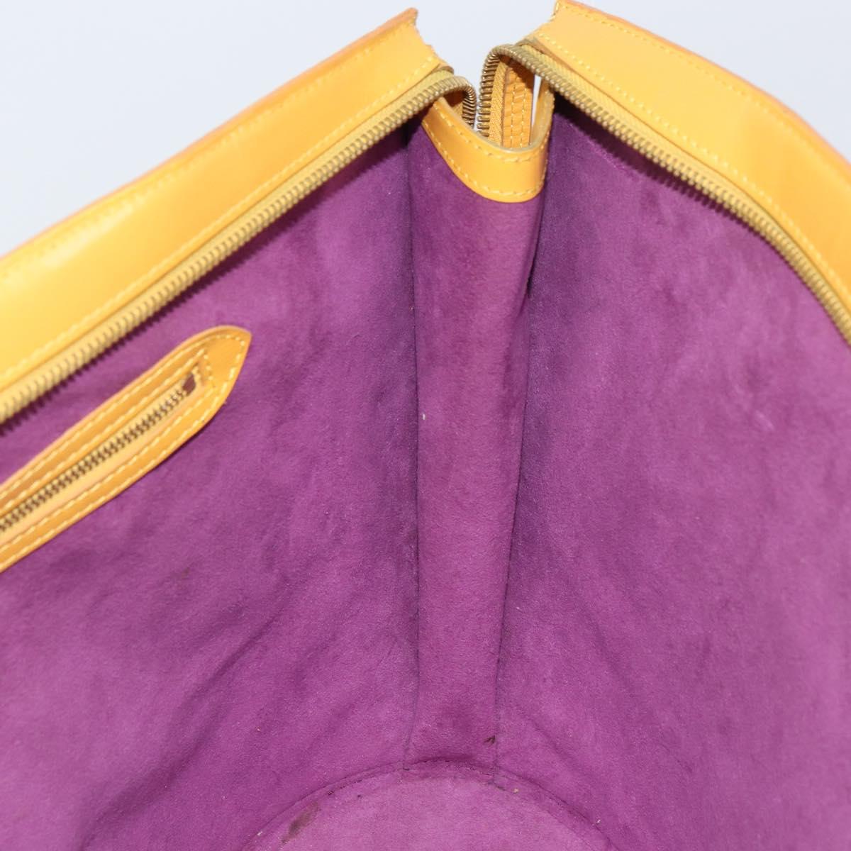 LOUIS VUITTON Epi Saint Jacques Shopping Shoulder Bag Yellow M52269 Auth 161545