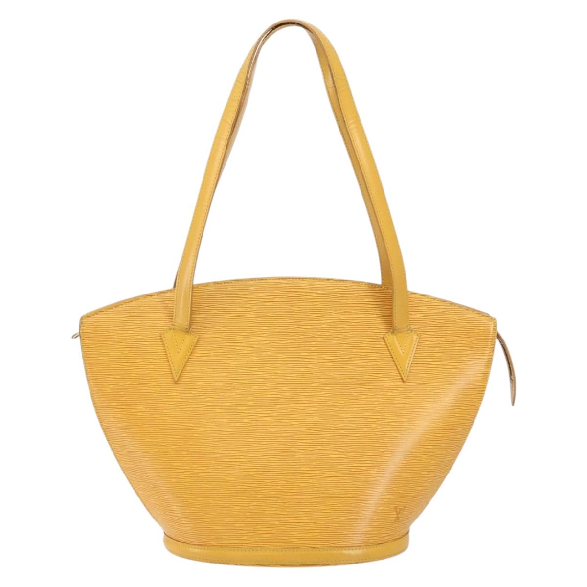 LOUIS VUITTON Epi Saint Jacques Shopping Shoulder Bag Yellow M52269 Auth 161545