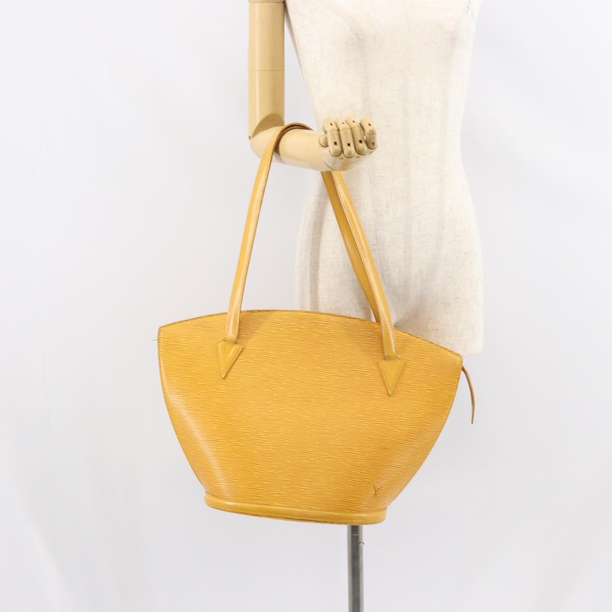 LOUIS VUITTON Epi Saint Jacques Shopping Shoulder Bag Yellow M52269 Auth 161545