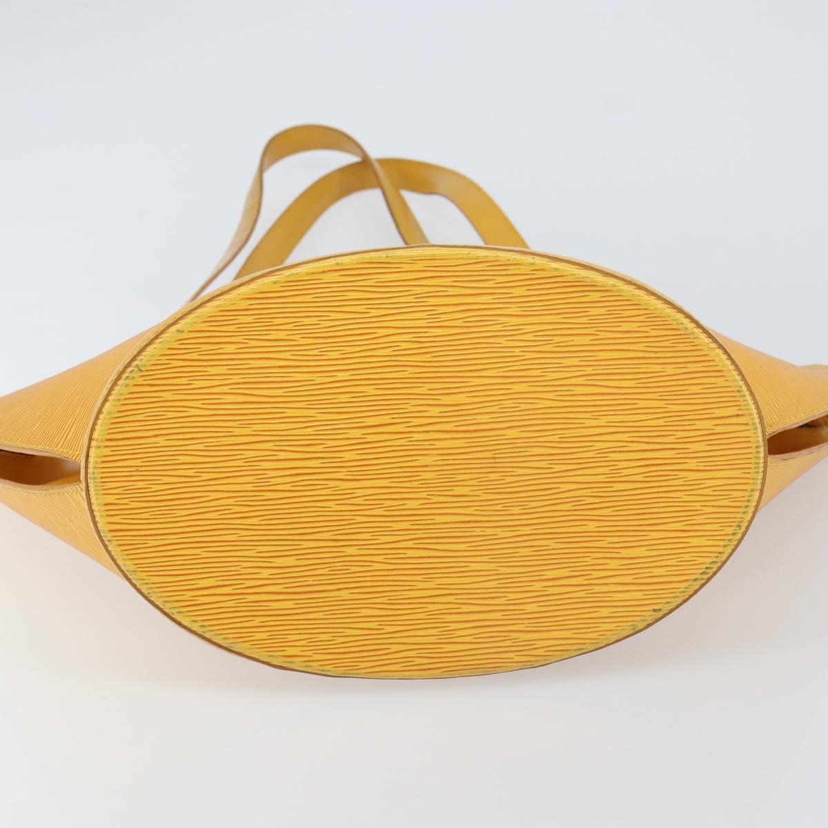 LOUIS VUITTON Epi Saint Jacques Shopping Shoulder Bag Yellow M52269 Auth 161545
