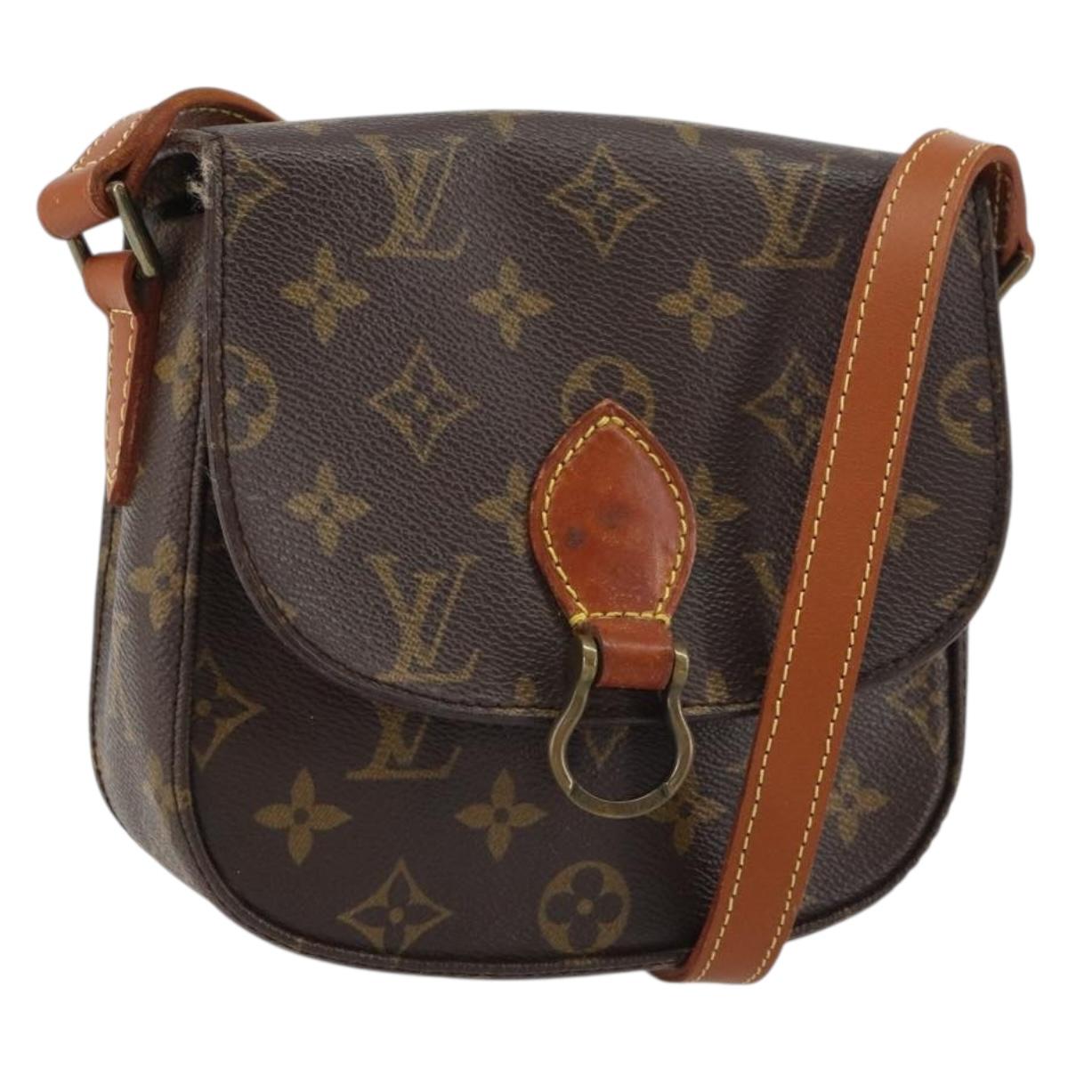LOUIS VUITTON Monogram Saint Cloud PM Shoulder Bag M51244 LV Auth 161549