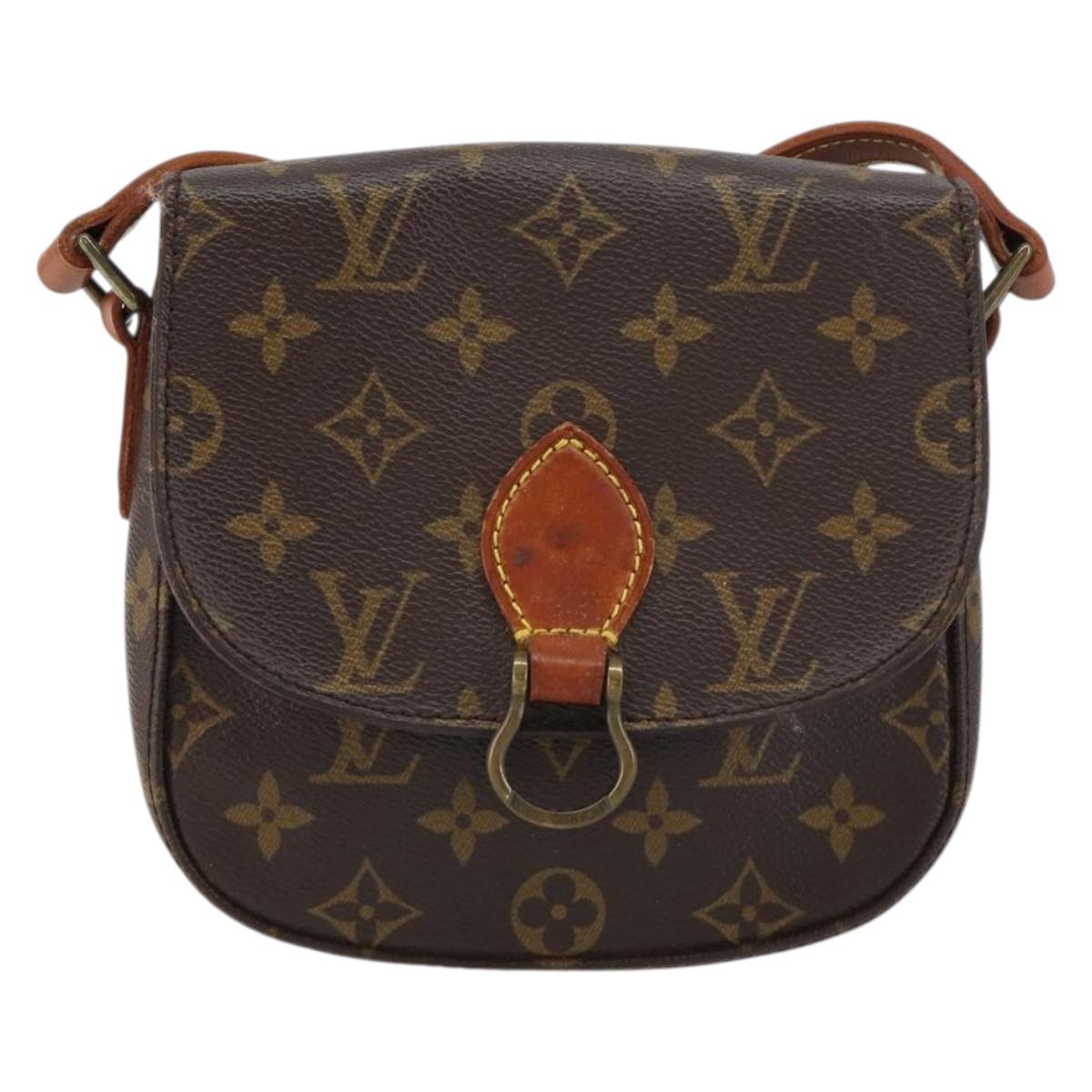 LOUIS VUITTON Monogram Saint Cloud PM Shoulder Bag M51244 LV Auth 161549