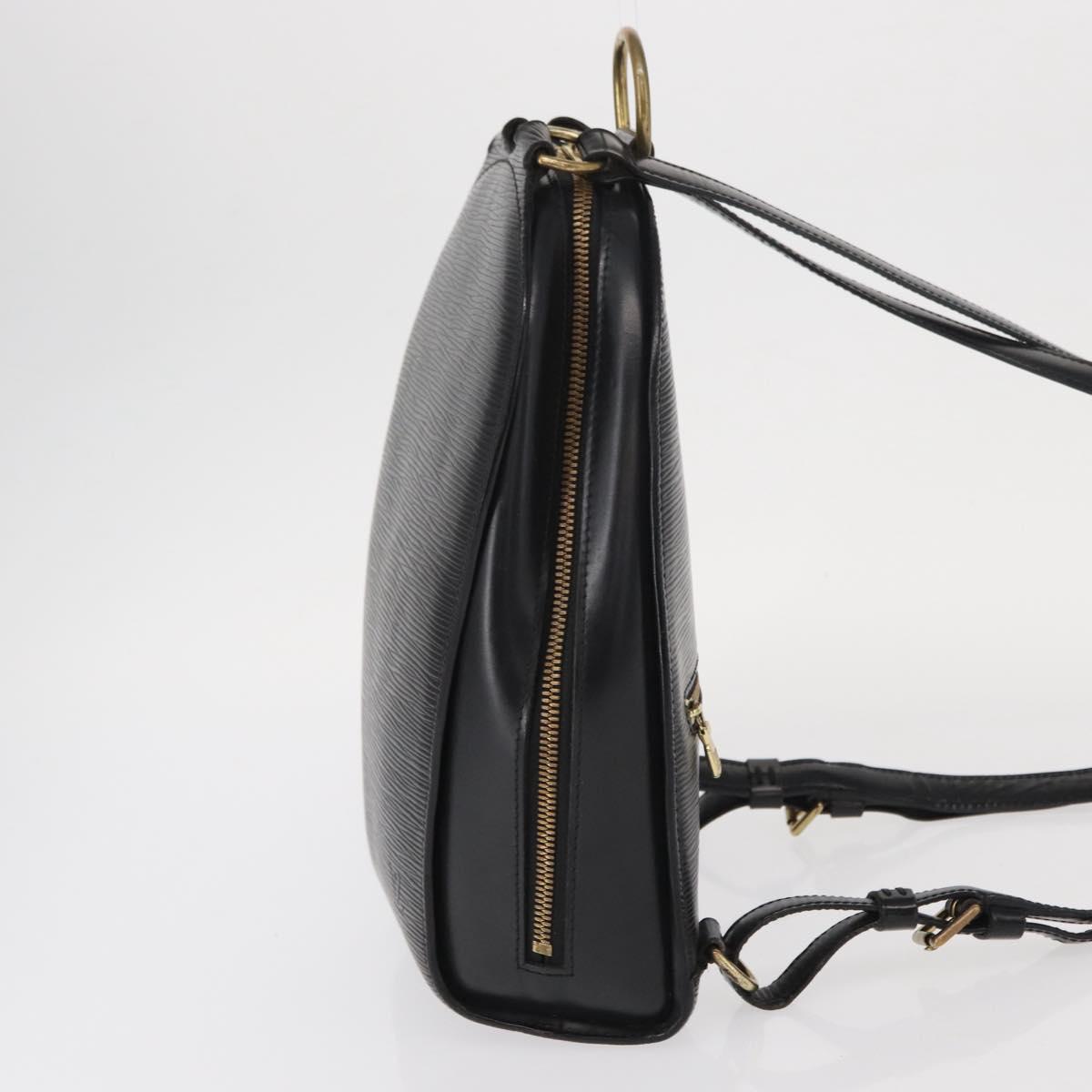 LOUIS VUITTON Epi Mabillon Backpack Black M52232 LV Auth 161556
