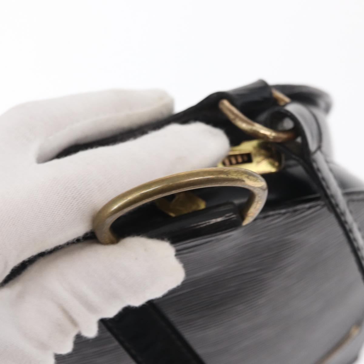 LOUIS VUITTON Epi Mabillon Backpack Black M52232 LV Auth 161556