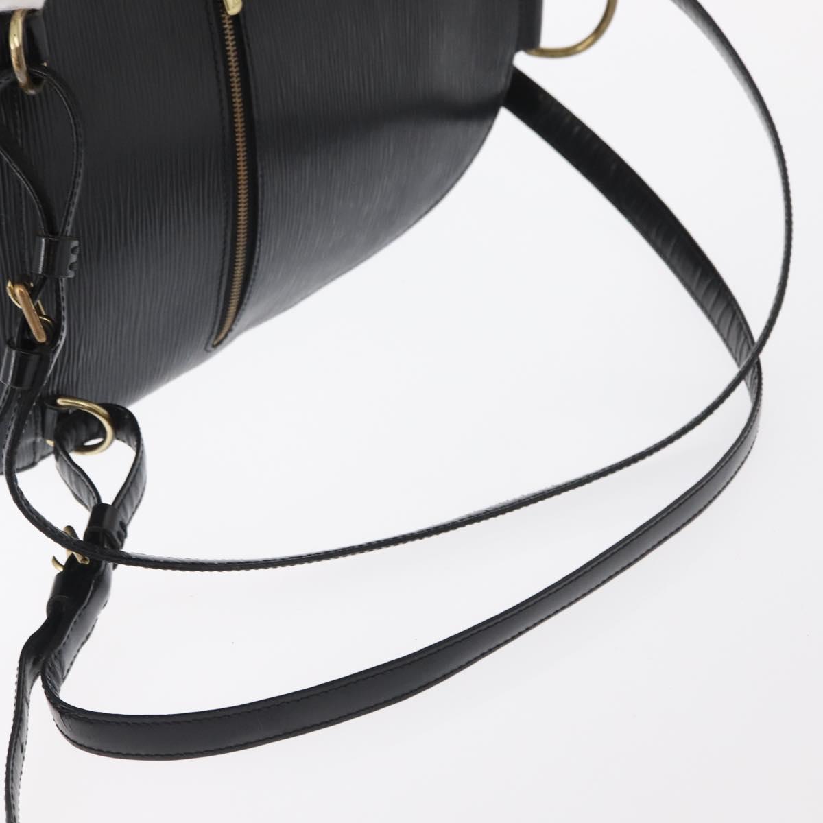 LOUIS VUITTON Epi Mabillon Backpack Black M52232 LV Auth 161556