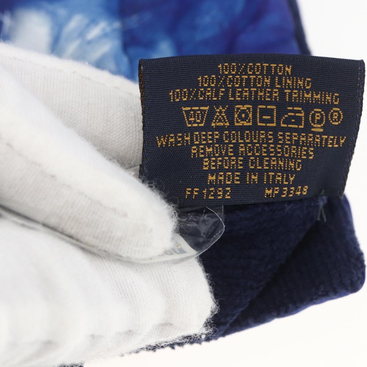LOUIS VUITTON Monogram Bandana LF Fuuta Blanket Blue MP3348 LV Auth 161560SM