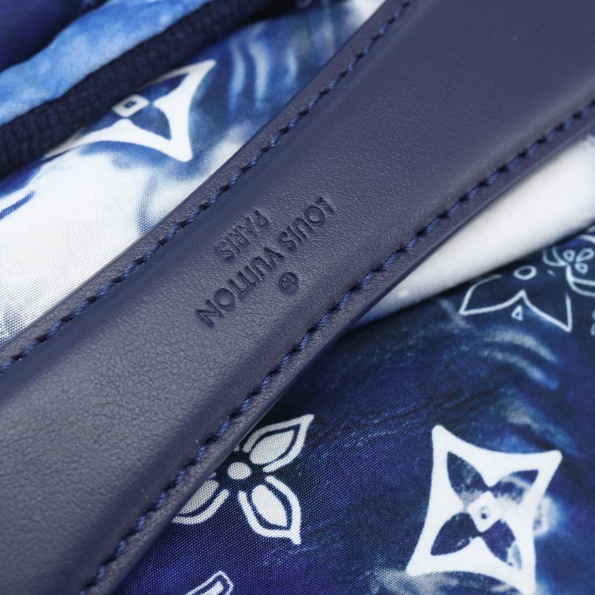 LOUIS VUITTON Monogram Bandana LF Fuuta Blanket Blue MP3348 LV Auth 161560SM