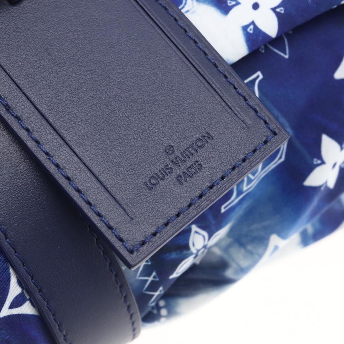 LOUIS VUITTON Monogram Bandana LF Fuuta Blanket Blue MP3348 LV Auth 161560SM