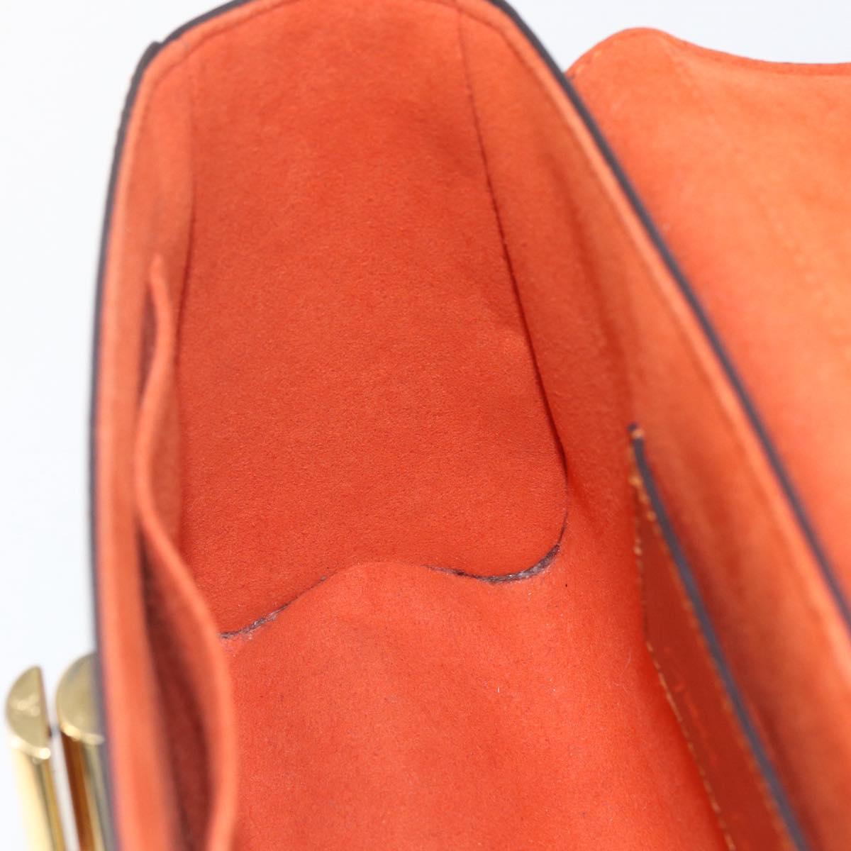 LOUIS VUITTON Catgram Sack Twist MM Shoulder Bag Marron M44408 LV Auth 161561SAV