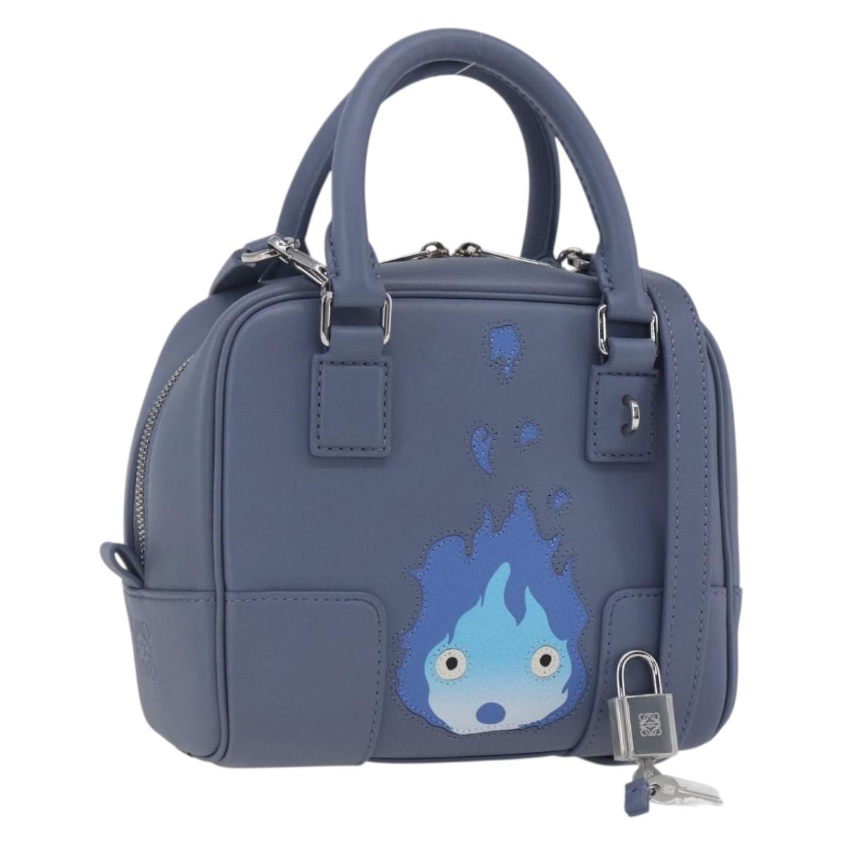 LOEWE Amazona 15 Calcifer Howl's Castle Ghibli Amazona 15 Bag 2way Auth 161562SM