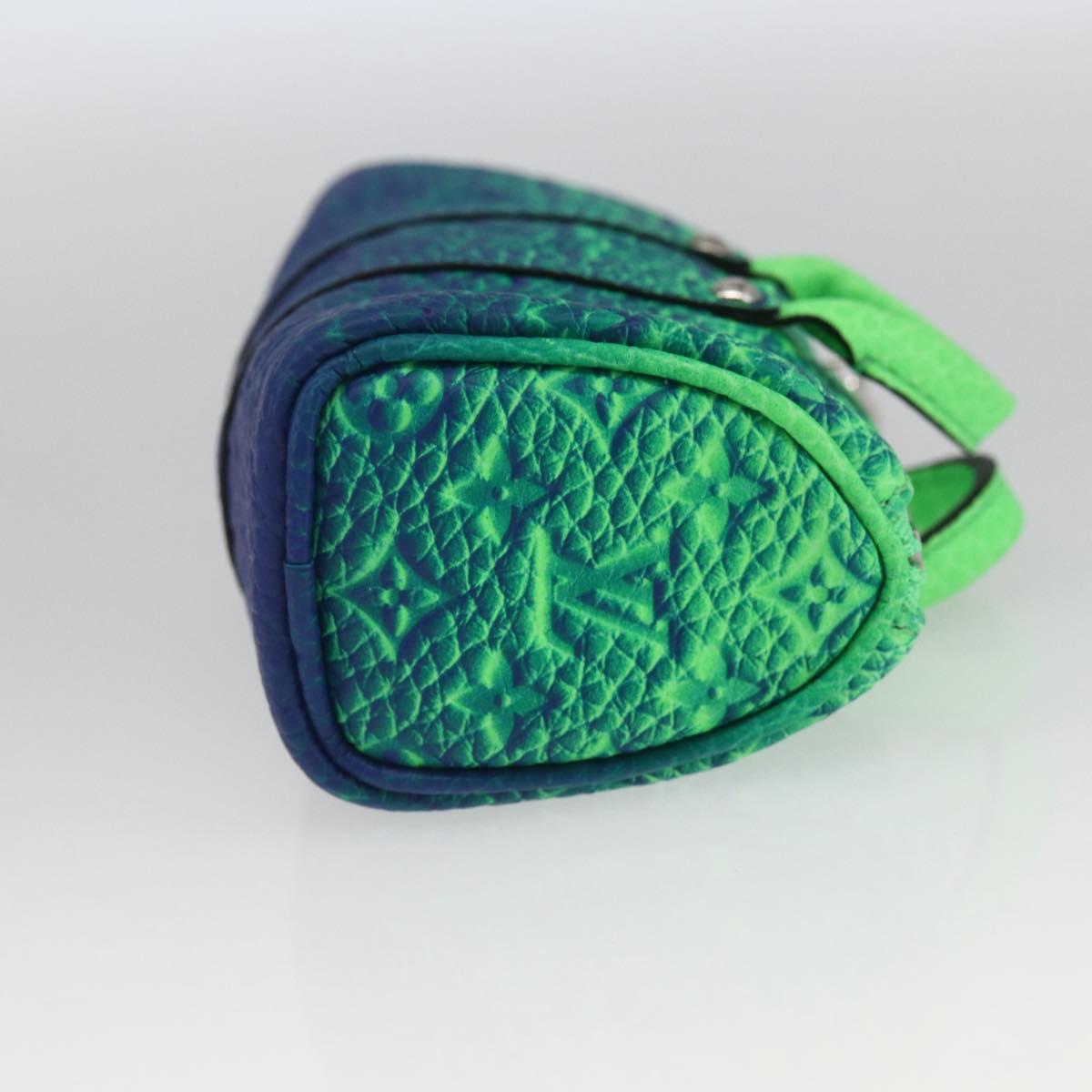 LOUIS VUITTON Taurillon Illusion Porte Cles Mini Keepall MP3284 LV Auth 161564SM
