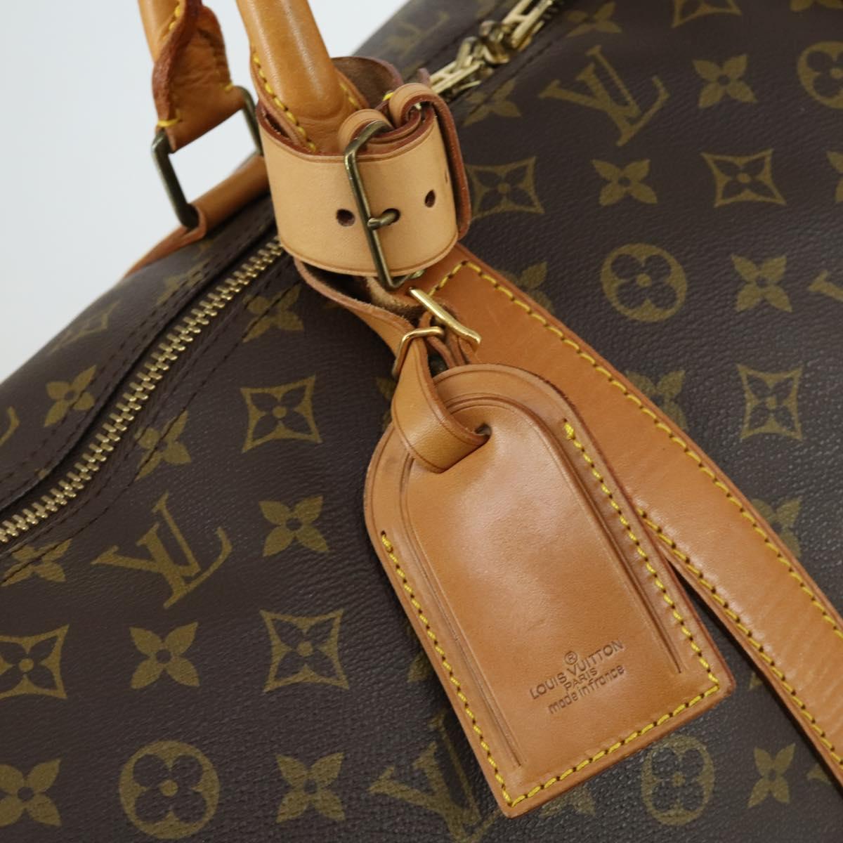 LOUIS VUITTON Monogram Keepall 60 Boston Bag M41422 LV Auth 161583