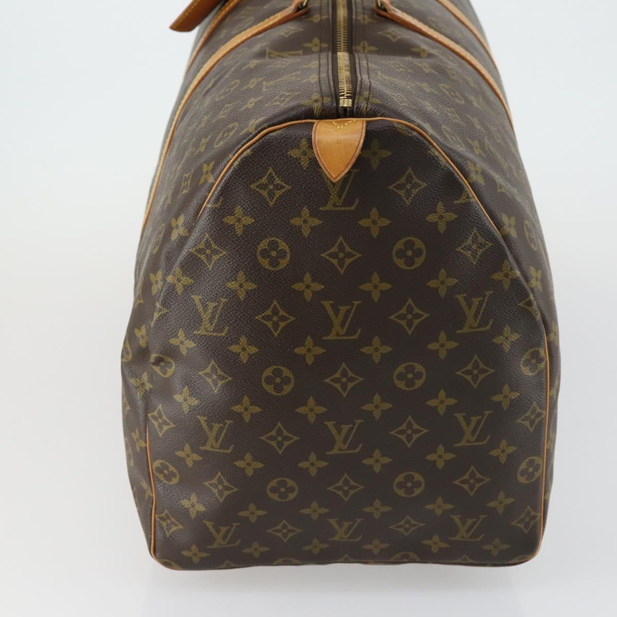 LOUIS VUITTON Monogram Keepall 60 Boston Bag M41422 LV Auth 161583