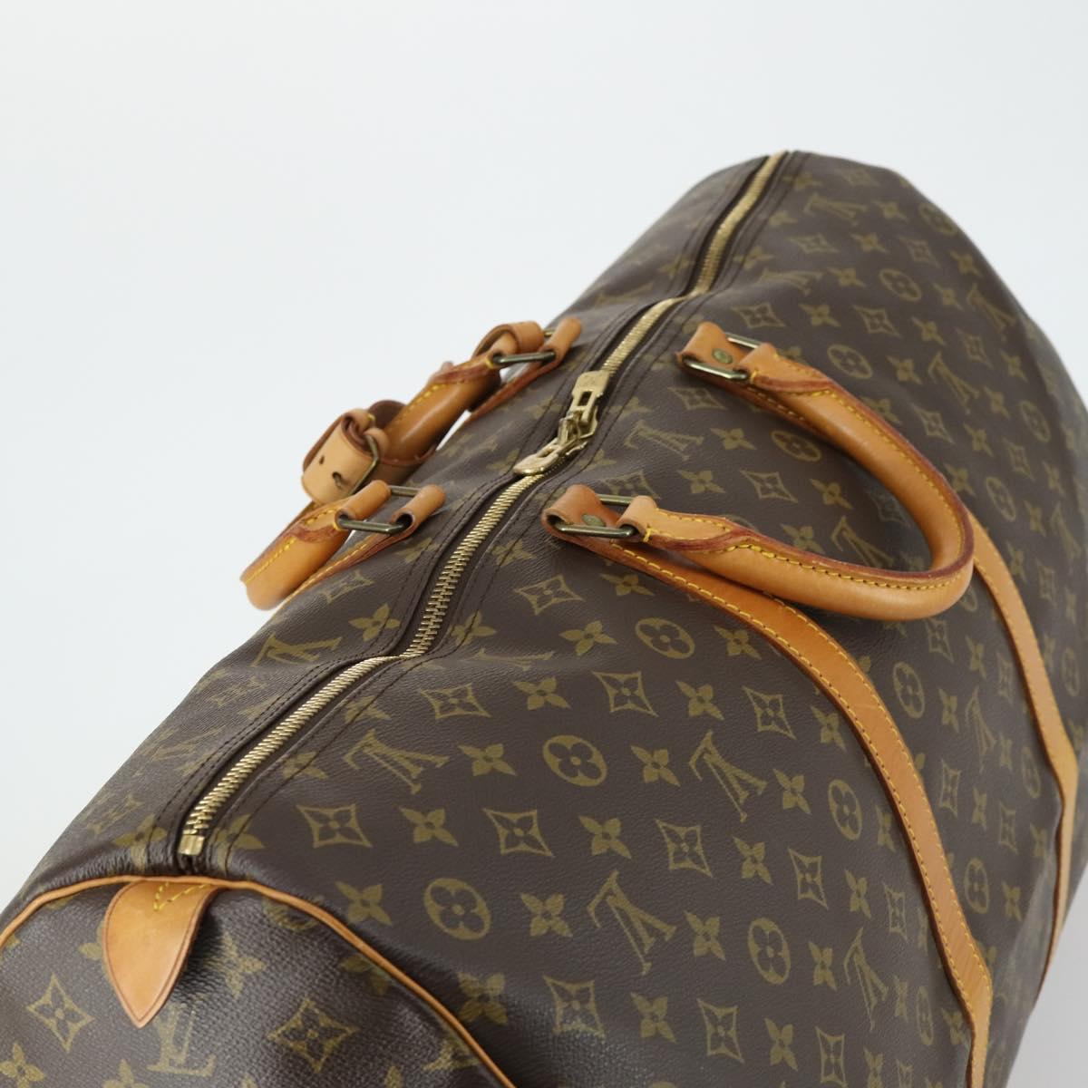 LOUIS VUITTON Monogram Keepall 60 Boston Bag M41422 LV Auth 161583