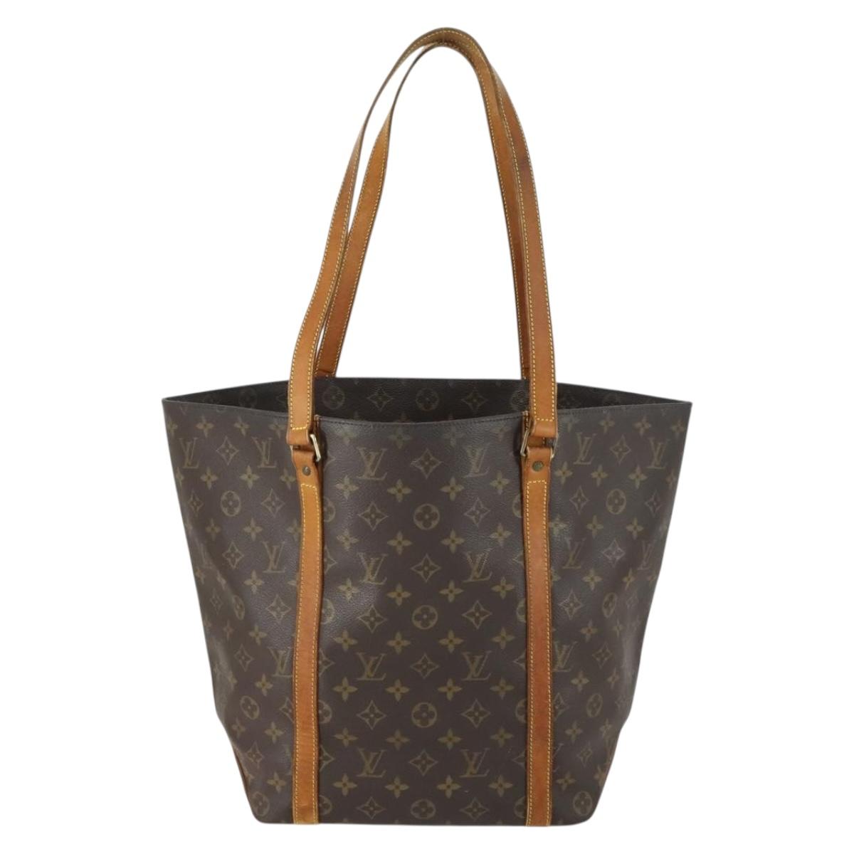 LOUIS VUITTON Monogram Sac Shopping Tote Bag M51108 LV Auth 161604