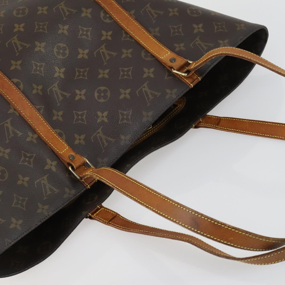 LOUIS VUITTON Monogram Sac Shopping Tote Bag M51108 LV Auth 161604