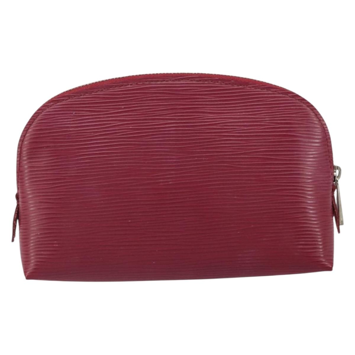 LOUIS VUITTON Epi Pochette Cosmetic PM Cosmetic Pouch Fuchsia M41114 Auth 161611