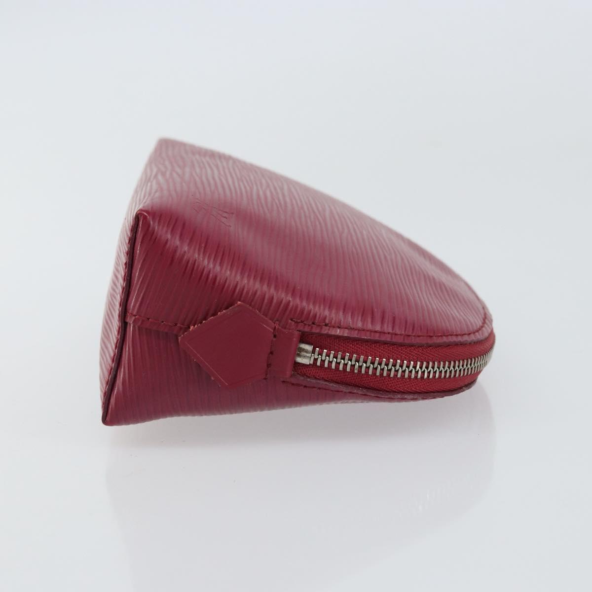 LOUIS VUITTON Epi Pochette Cosmetic PM Cosmetic Pouch Fuchsia M41114 Auth 161611