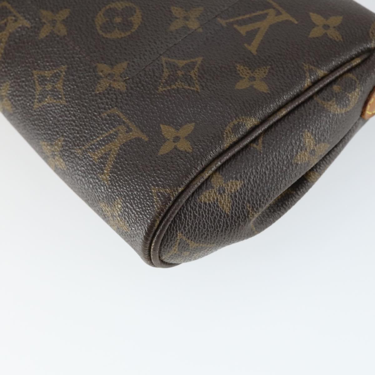 LOUIS VUITTON Monogram Favorit PM Shoulder Bag 2way M40717 LV Auth 161625