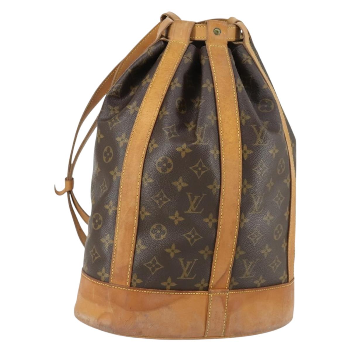 LOUIS VUITTON Monogram Randonnee PM Shoulder Bag M42243 LV Auth 161629