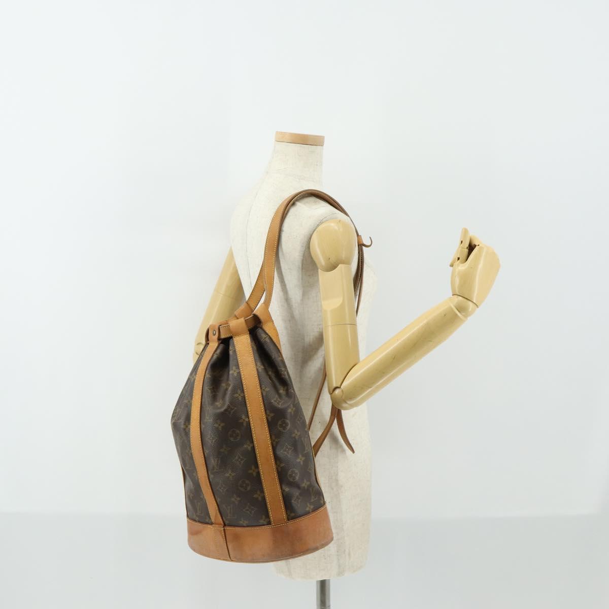 LOUIS VUITTON Monogram Randonnee PM Shoulder Bag M42243 LV Auth 161629