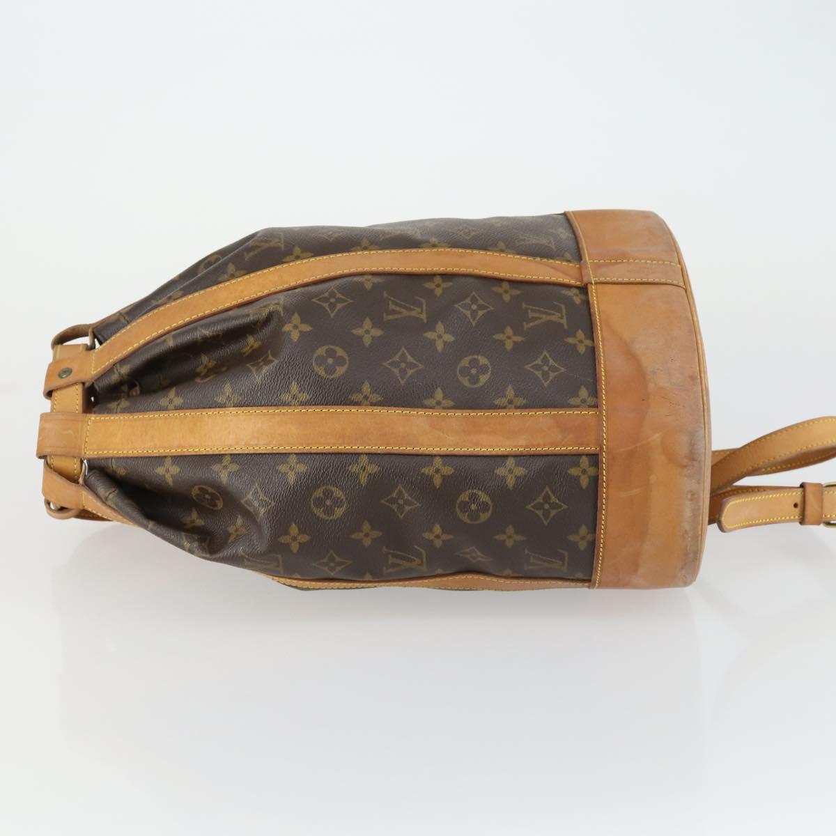 LOUIS VUITTON Monogram Randonnee PM Shoulder Bag M42243 LV Auth 161629
