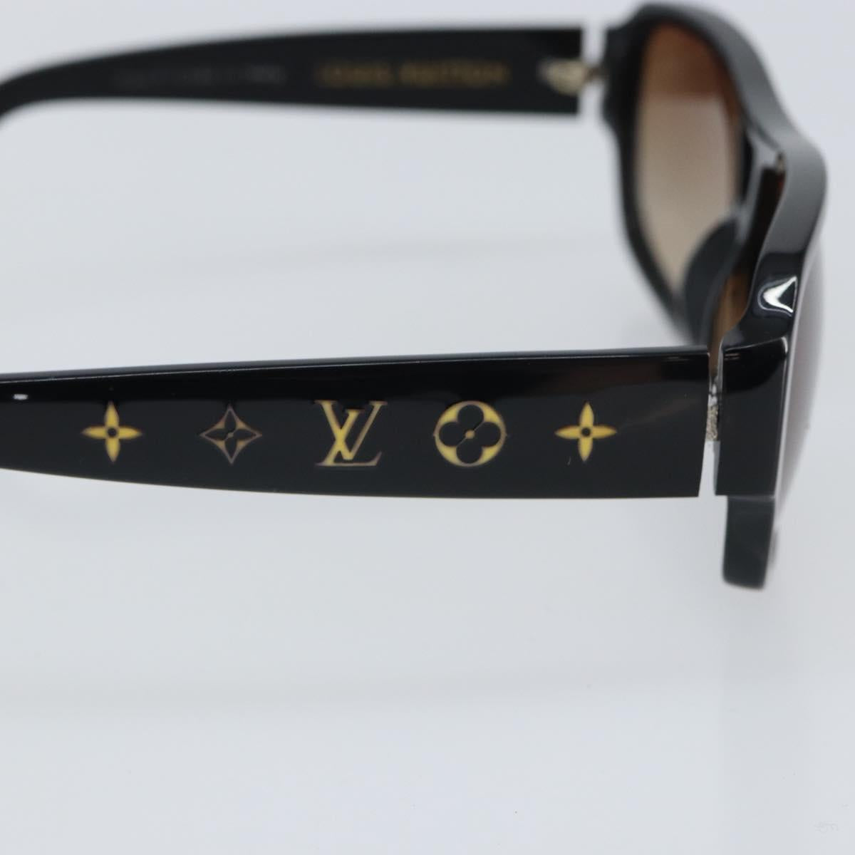 LOUIS VUITTON Sunglasses plastic Black Z0132E LV Auth 161633