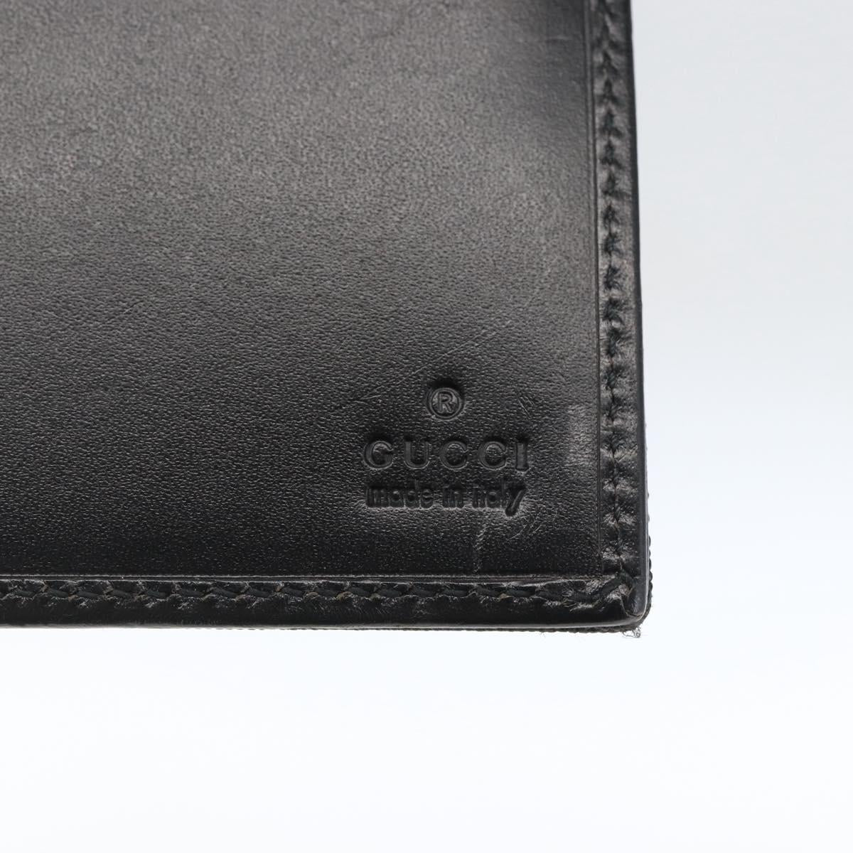 GUCCI Day Planner Cover Canvas Black Auth 161635