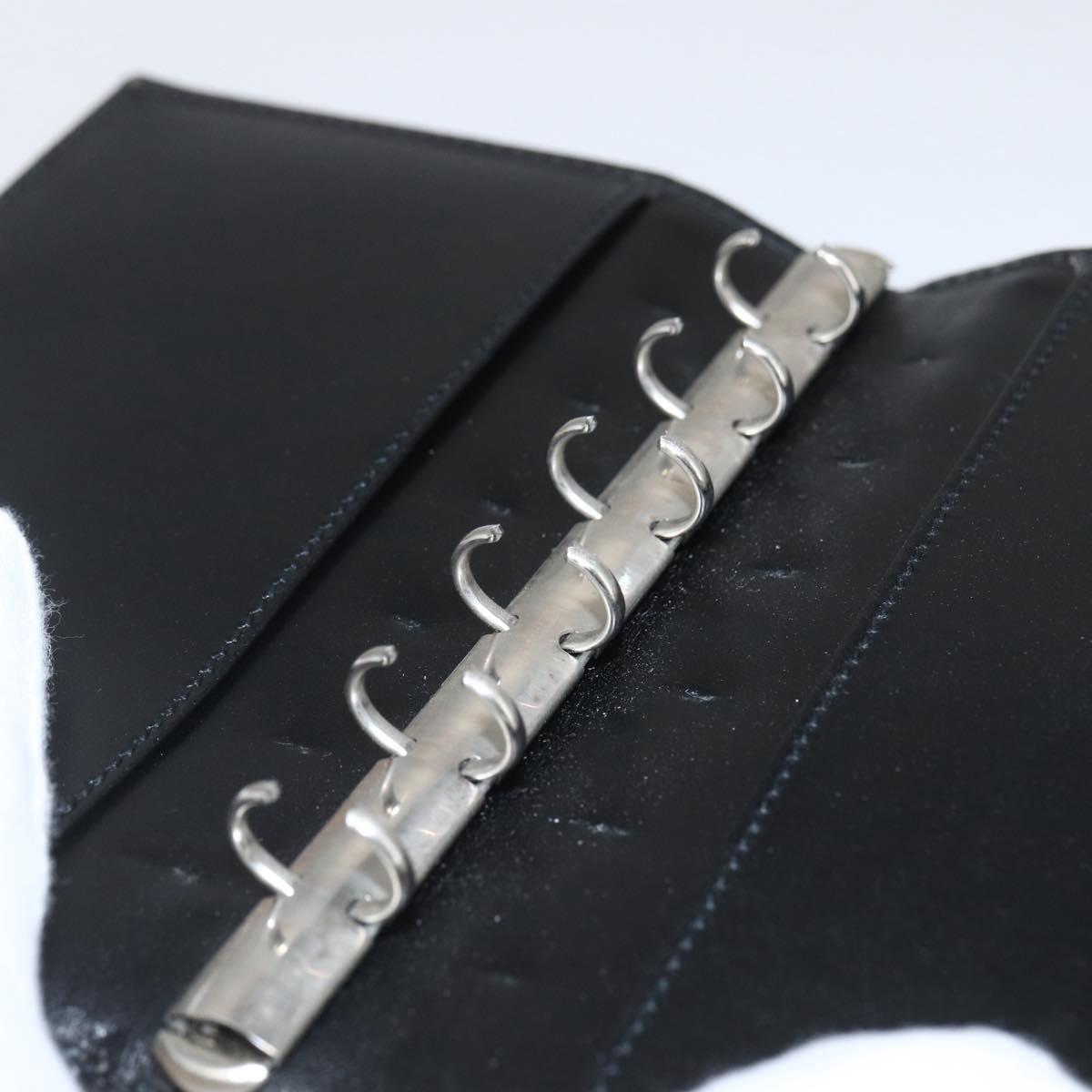 GUCCI Day Planner Cover Canvas Black Auth 161635