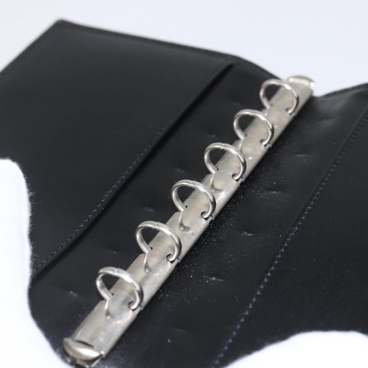 GUCCI Day Planner Cover Canvas Black Auth 161635