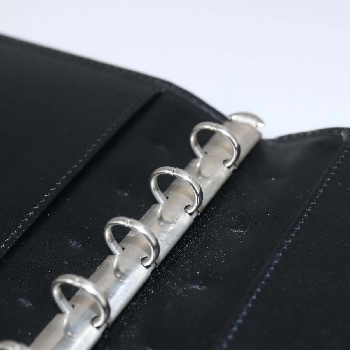 GUCCI Day Planner Cover Canvas Black Auth 161635