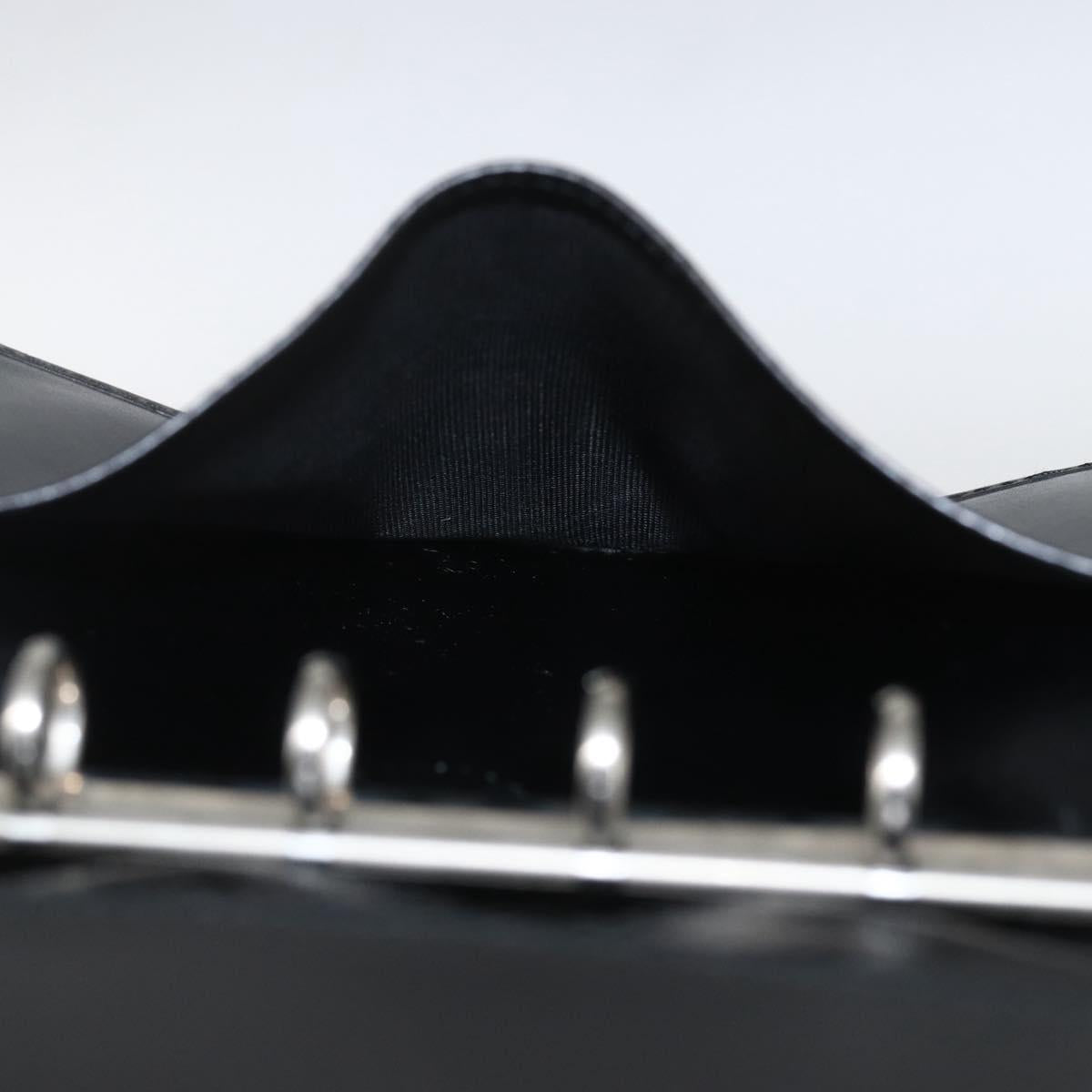 GUCCI Day Planner Cover Canvas Black Auth 161635