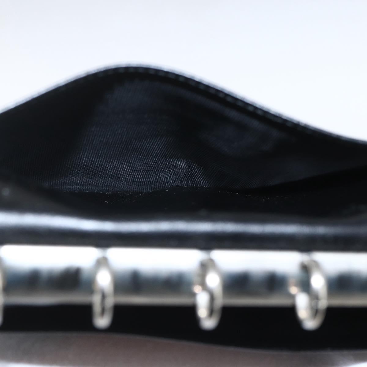 GUCCI Day Planner Cover Canvas Black Auth 161635