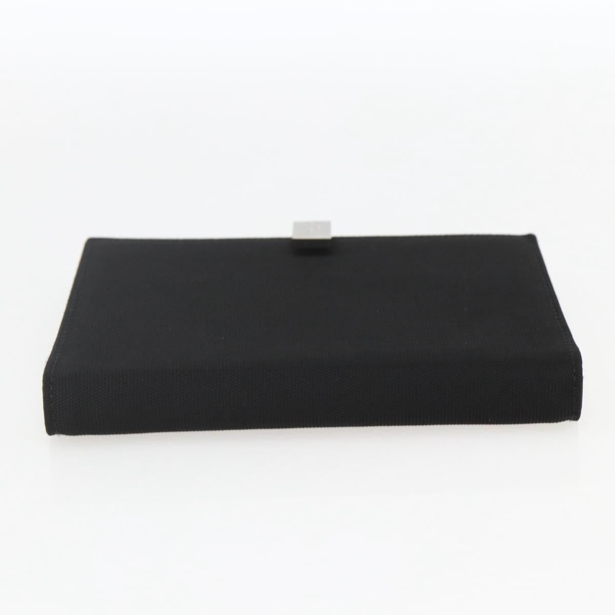 GUCCI Day Planner Cover Canvas Black Auth 161635