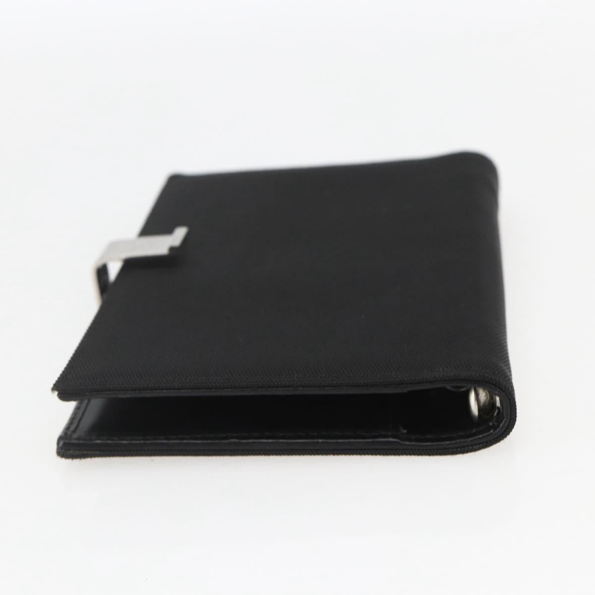 GUCCI Day Planner Cover Canvas Black Auth 161635