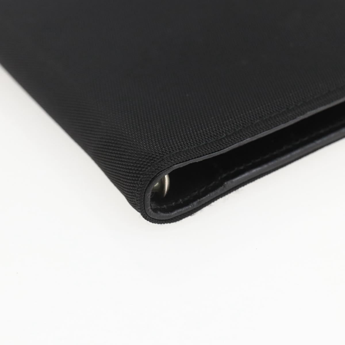 GUCCI Day Planner Cover Canvas Black Auth 161635