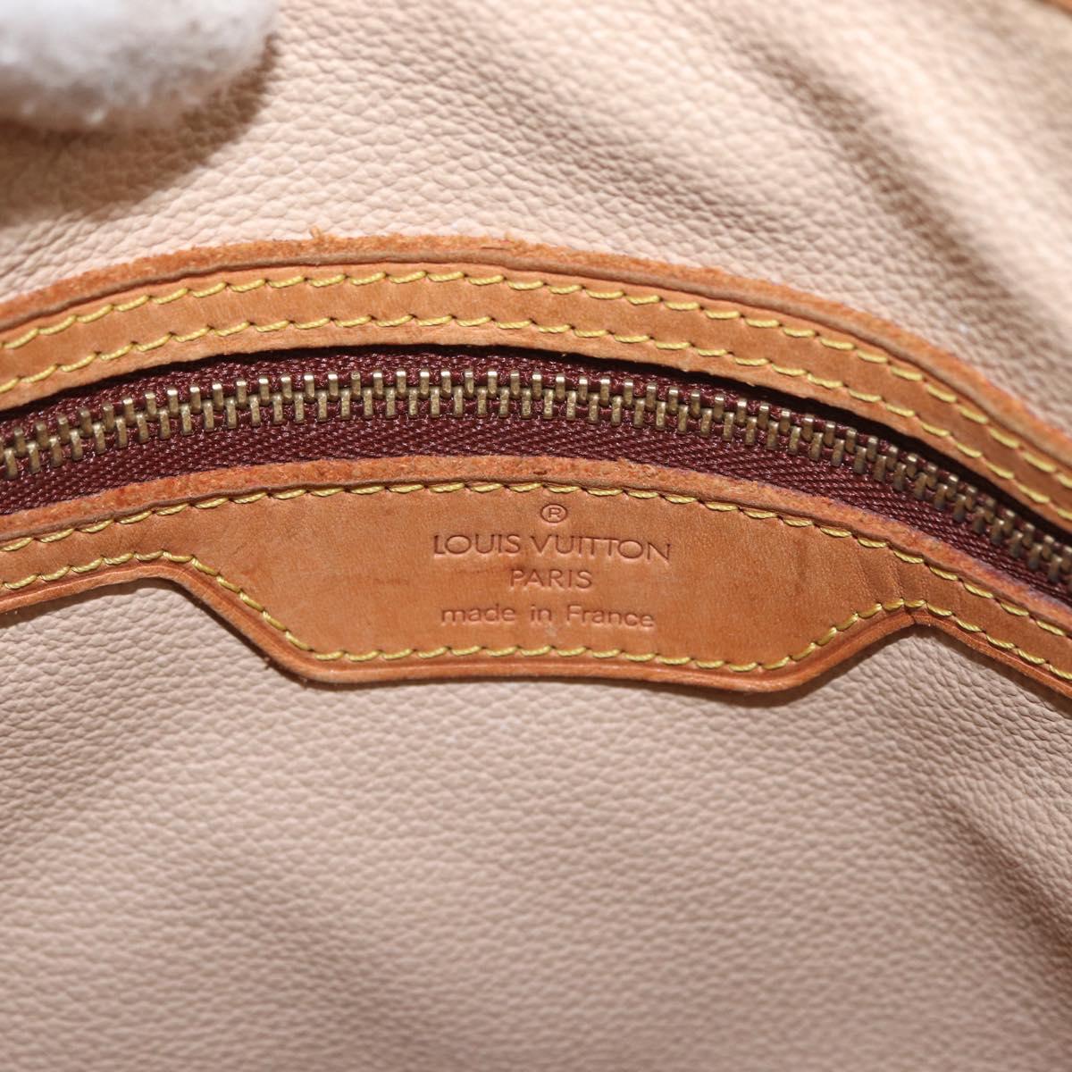 LOUIS VUITTON Monogram Bucket PM Shoulder Bag M42238 LV Auth 161666