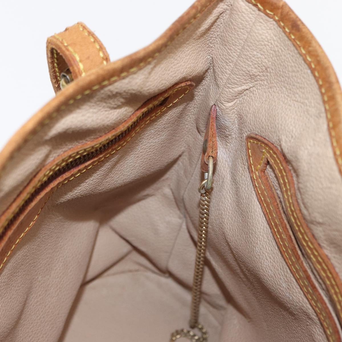 LOUIS VUITTON Monogram Bucket PM Shoulder Bag M42238 LV Auth 161666