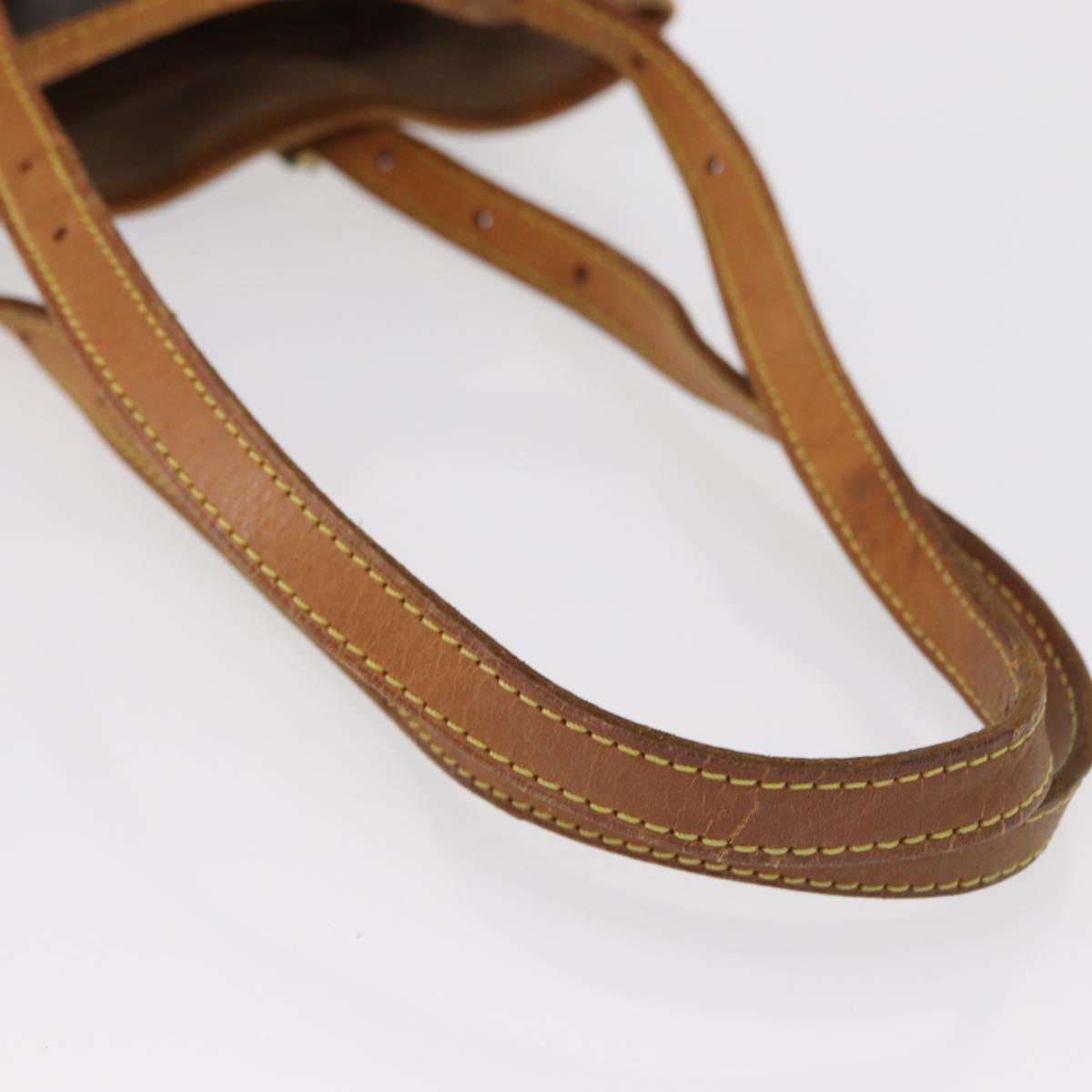 LOUIS VUITTON Monogram Bucket PM Shoulder Bag M42238 LV Auth 161666