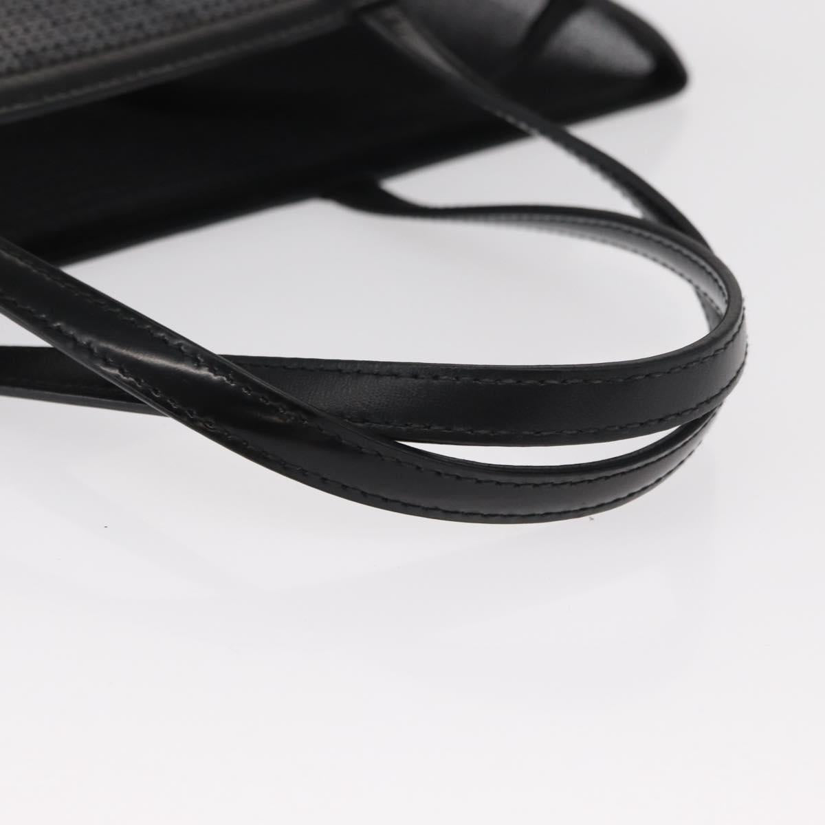 PRADA Hand Bag Sequin Black Auth 161690