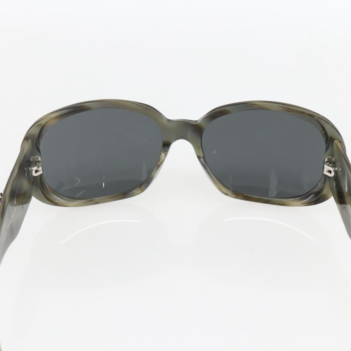 CHANEL Camelia Sunglasses plastic Gray 5113-A CC Auth 161696
