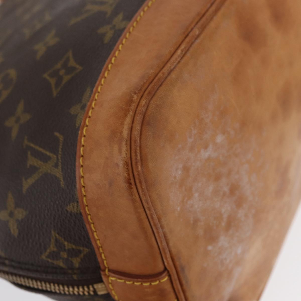 LOUIS VUITTON Monogram Alma Hand Bag M51130 LV Auth 161706