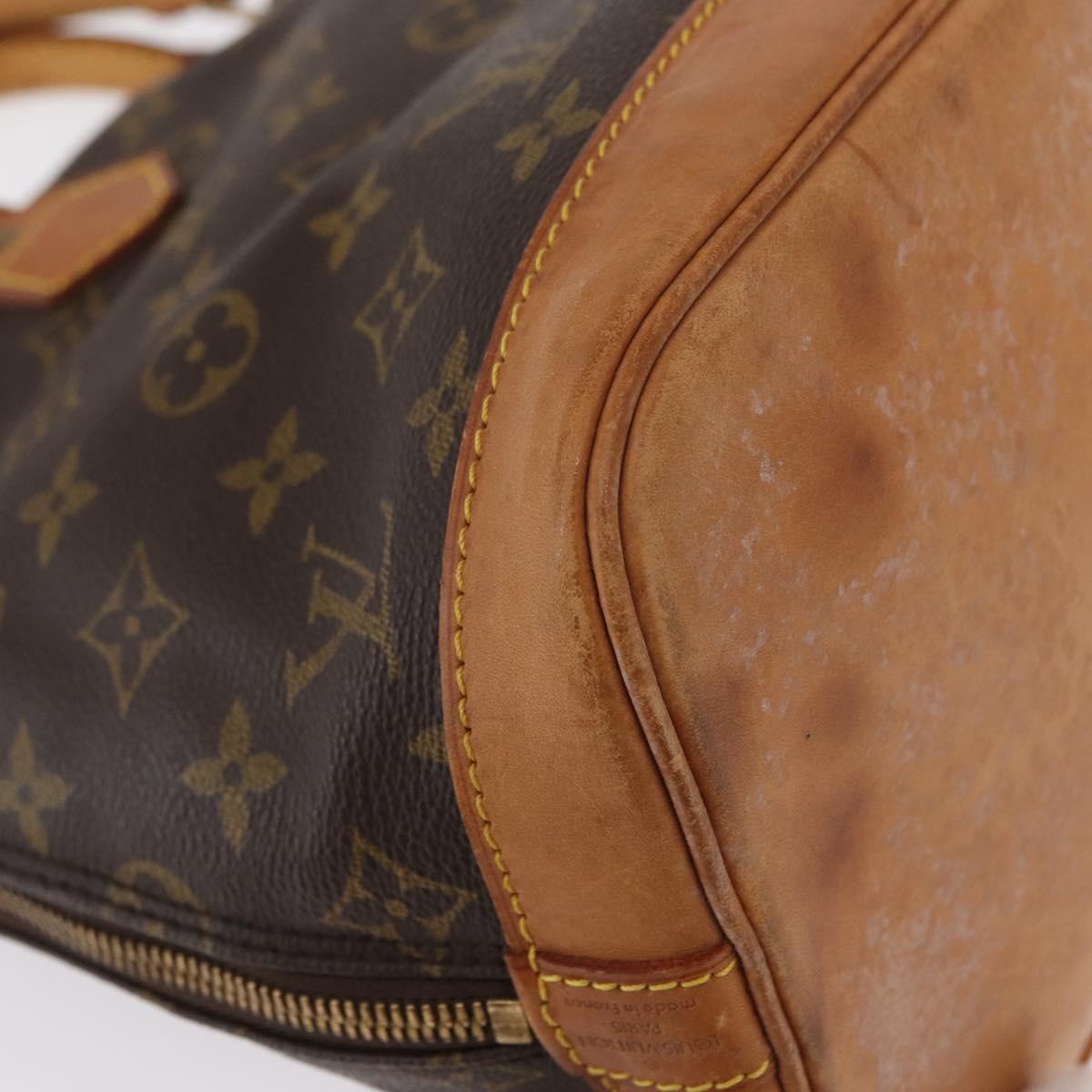 LOUIS VUITTON Monogram Alma Hand Bag M51130 LV Auth 161706