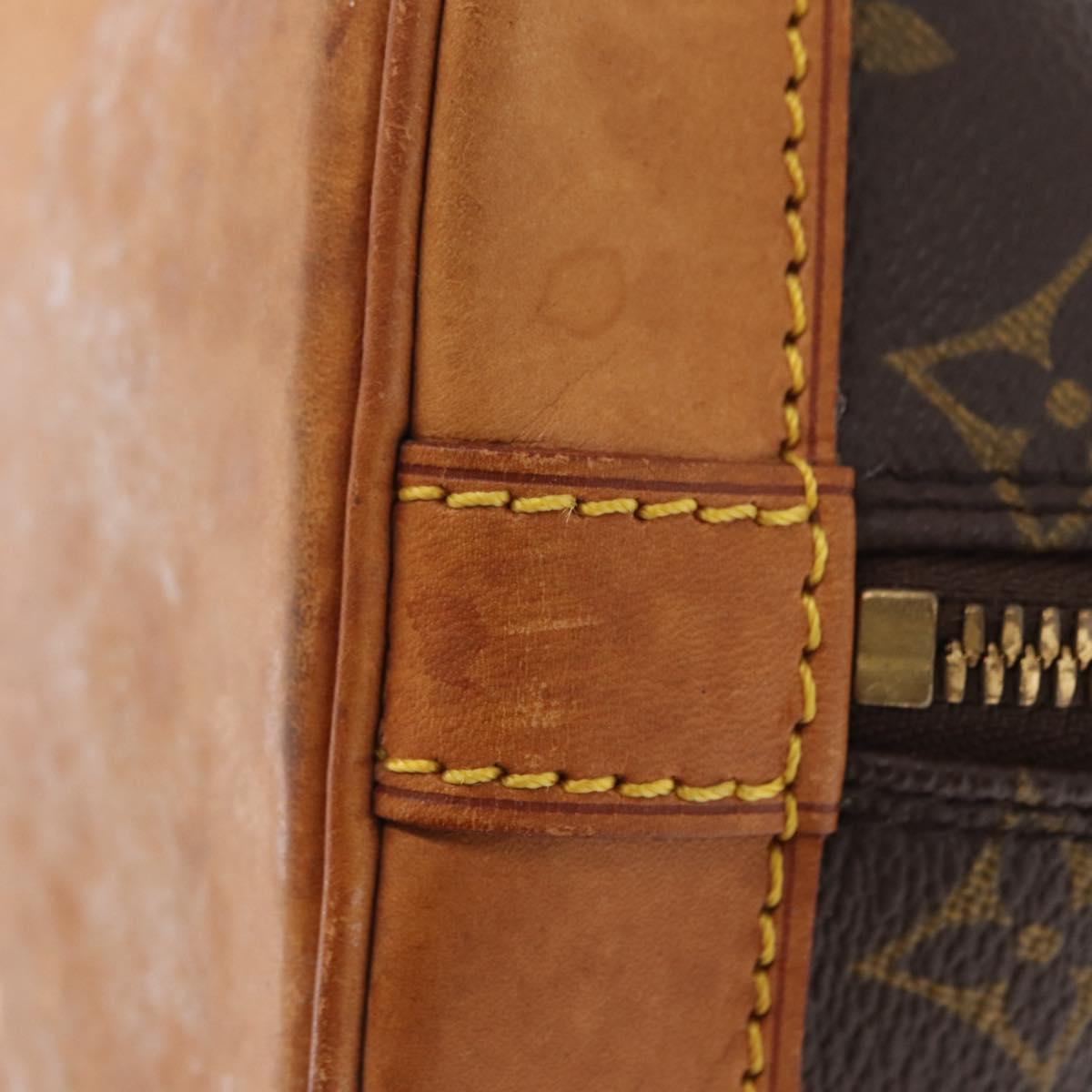 LOUIS VUITTON Monogram Alma Hand Bag M51130 LV Auth 161706