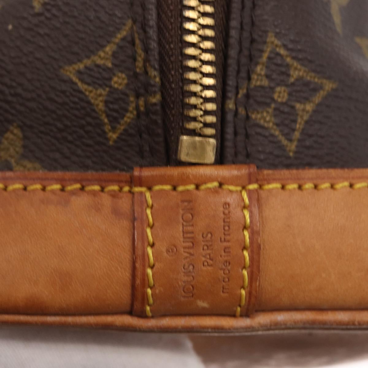 LOUIS VUITTON Monogram Alma Hand Bag M51130 LV Auth 161706