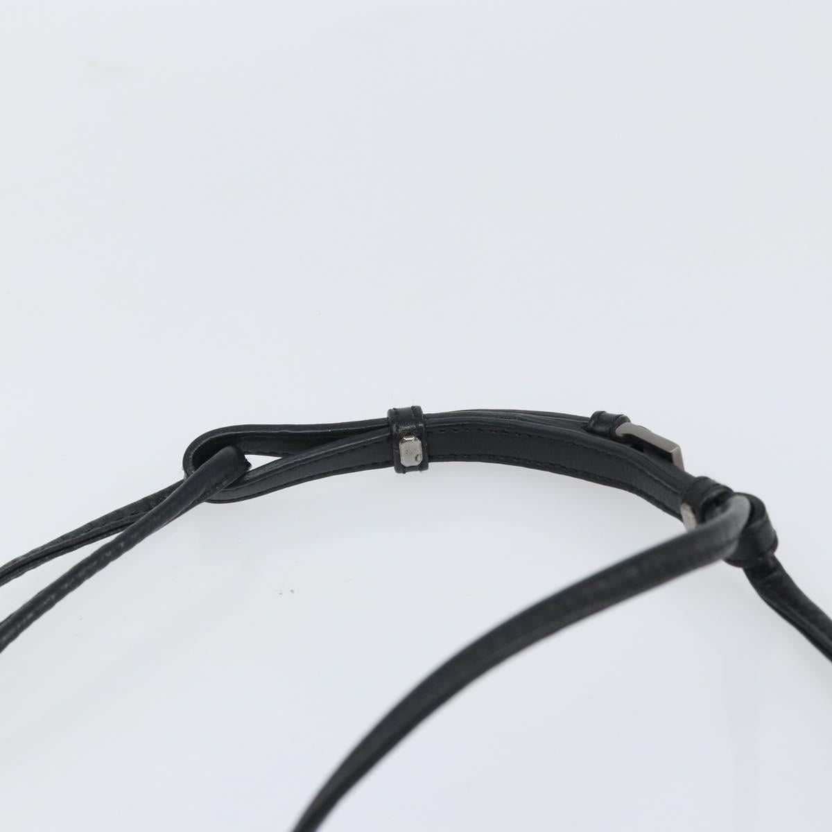 GUCCI Shoulder Bag Leather Black 001 3378 3754 Auth 161717